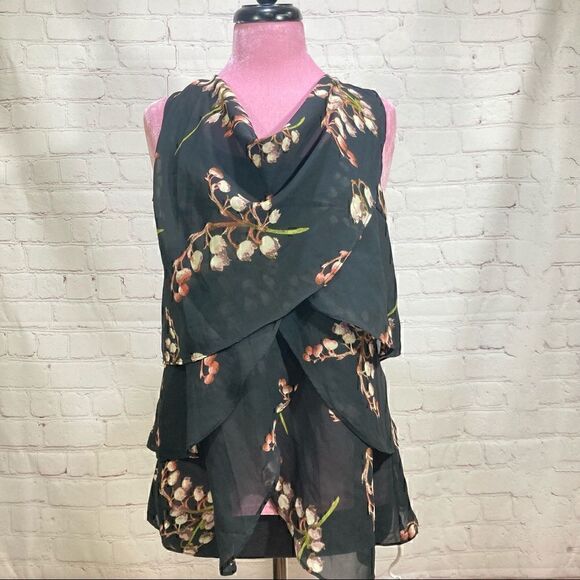 S MM BY MISS ME COUTURE layered sleeveless top NWT - Picture 1 of 8